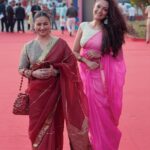Sheena Chohan Instagram – At the Closing Ceremony of the 54th International Film Festival of India @iffigoa !💕
.
.
Wearing: @indianstorygoa 
📸 @robin_t_photography 
.
.
.
#sheenachohan #saree #filmfestival #actress #ayushmaankhurana #divyadutta #iffi