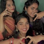 Sherin Thara Instagram - Fun With sisters❤️❤️❤️ #babysherin #mayu #baakylakshmi #vijaytelevison #instadaily #trending #trendingreels #explore #explorepage #fun #entertainment #siblinglove #sisters #happy #enjoy #instagram #likes
