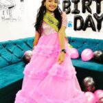 Sherin Thara Instagram - It’s my day 12 Oct💖 👗customised by @rehrakidscouture Amazing all arrangement organised by @namma_veetu_festival #babysherin #babymayu #mayu #baakalakshmj #vijaytelevision #instagood #outfitoftheday #enjoy #celebration #happy #birthday #celebrity #trending #trendingnow #explore #influencer #collaboration #picoftheday #photography #fun #family #love #happiness #instapost #instagram #insta