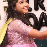 Sherin Thara Instagram - I am blessed & I thank god for every day for everything that happens for me💖 Gorgeous outfit from @rehrakidscouture @rehradesignstudio Thank you sissy for this beautiful outfit customised to my own day for my special day 💖 Thank you event planner for this beautiful decoration & organised planning @namma_veetu_festival #babysherin #babymayu #mayu #baakyalakshmi #vijaytelevision #instadaily #instagood #outfitoftheday #birthday #happy #celebration #celebrity #ballgown #collaboration