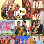 Sherin Thara Instagram – Congrats team #Bhagyalakshmi for Successfully Completing 1000 Episodes today🔥😍