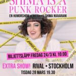 Shima Niavarani Instagram - AAAAAaaahhh!! Vi blidkade er, Stockholmspubliken och har lagt in en till extraföreställning!! Pirrigt!! 💝🥹