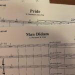 Shima Niavarani Instagram - Detta var GÅSHUDENS MAMMA när en 20-manna stråkorkester spelade in stråkar på låtar som jag och den otrolige @karlfrid har skrivit, till Shima is a Punk Rocker. Det var så mäktigt att höra nåt komma till liv såhär. Jag vill egentligen inte give away nåt, men jag kunde inte hålla mig eftersom jag aldrig kan hålla mig. ♥️ Dirigent: @erikarvinder Producent: @karlfrid Assisterande producent: @ludvigklint (Fotokredd för fotot där Karl inte kunde vara med på plats utan körde bild: @ludvigklint)