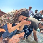 Shirley Setia Instagram - Visited the beautiful Haridwar today, on this beautiful day of #Baisakhi. Wow Ganga ji is so beautiful , and it felt so pure to step in and get blessings. Such a blessed day. May our lives be as pure and colourful always. Wishing you all a very happy Baisakhi. 💞 #shirleysetia #shirleytravels #haridwar #harharmahadev #india