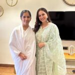 Shraddha Arya Instagram - RakshaBandhan understood from and celebrated with the very calming and enriching Brahma Kumaris. Thank you for gracing our home with your visit and bestowing on the words of Wisdom! 🙏🏻 #HarshaDidi #RupalDidi #BrahmaKumaris