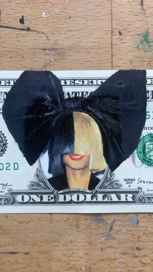 Sia Instagram - 🤑💸 A true work of art 🎨 thanks to @clairesalvo - Team Sia