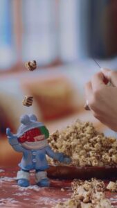 Sia Instagram - Go ahead, sneak a snack in while no one's looking 🍿 #EverydayIsChristmas - Team Sia