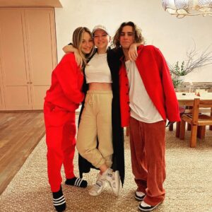 Sia Instagram - Love all, serve all.
@maddieziegler @eddiebenjamin 
Two of my favorite people becoming adults!