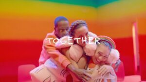 Sia Instagram - Come now set the past on fire 🔥 Together is out everywhere now!
.
This is the first single from Sia’s upcoming album and from the motion picture Music. Sia wrote + directed the film, and wrote 10 original songs for it. The film stars @katehudson, @leslieodomjr, @maddieziegler & more.
.
Put your 🎧 on and welcome to the world of Music 🌈
.
Listen & watch the video (link in bio)
.
- Team Sia