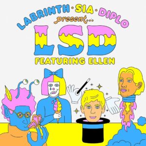 Sia Instagram - 🌀TOMORROW 🌀 #LSD hits @TheEllenShow stage - Team Sia