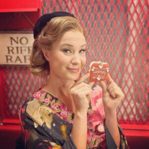 Sierra Boggess Instagram - Fantine and Mary 🥹 
#throwbackthursday to the last time I was blonde (London 2012?) before @harmonyanewmusical 

@lesmizofficial #westend #london #fantine #lesmiserables #harmonyanewmusical #broadway #mary