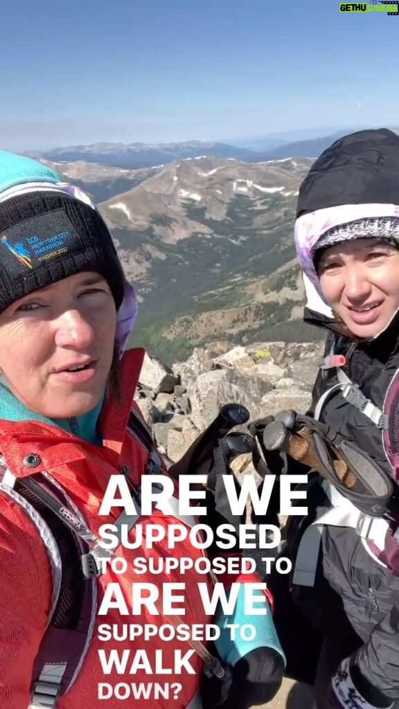 Sierra Boggess Instagram - For whoever needs this today: When the pandemic hit my little sister and I started climbing @co14ers the 14ers of Colorado. The metaphors are ENDLESS and today I feel like we need this reminder that there are no shortcuts in this life. That we climb, we descend, we get up, we fall down, we persevere we get depressed we win we lose but one foot in front of the other and we f*cking rock (no pun intended) this life. NOTHING is guaranteed and at its best and at its worst it’s all “temp work” (quote from my dearest Tyne Daly) Thank god for doing crazy things in this life to remind us when times get tough that the shortcut IS the work 😉 ♥️ Mount Yale