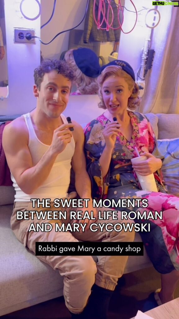 Sierra Boggess Instagram - We love the love between the real life Roman and Mary Cycowski — and also the love between @dannykornfeld, @officialsierraboggess, and Chip Zien ❤️ #JewishStories #JewishHistory #NewMusical #HarmonyANewMusical #Broadway #TheComedianHarmonists Barrymore Theatre