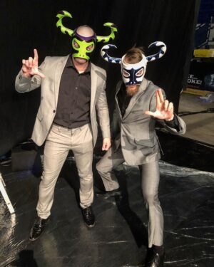 Simon Musk Instagram - Who were those masked men?!? #wwe #ligero #nxtuk #nxt #wrestling #wwenetwork #mask #maskedmen