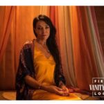 Simone Kessell Instagram - ‘Please join us, all welcome’ 🙏🏽 Thanks @vanityfair #lottiematthews #yellowjackets @shoyellowjackets #vanityfair #antlerqueen