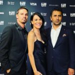 Simone Kessell Instagram - Saturday night ✊🏽@murufilmnz @tiff_net #tiff @esse.studios 🖤#tiff22