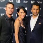 Simone Kessell Instagram - Saturday night ✊🏽@murufilmnz @tiff_net #tiff @esse.studios 🖤#tiff22