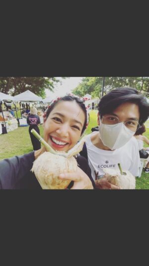 Siraphan Wattanajinda Instagram - เก็บตก CHULA Sustainability fest 2022 💚 
.
งานรักโลกแบบนี้ พี่หมี ECOLIFE app ก็ต้องแจมด้วยซิฮ้าาา 💚 
@ecolifeapp