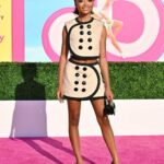 Skai Jackson Instagram - Barbie movie premiere 🌸. #STYLEDbyMonicaRose