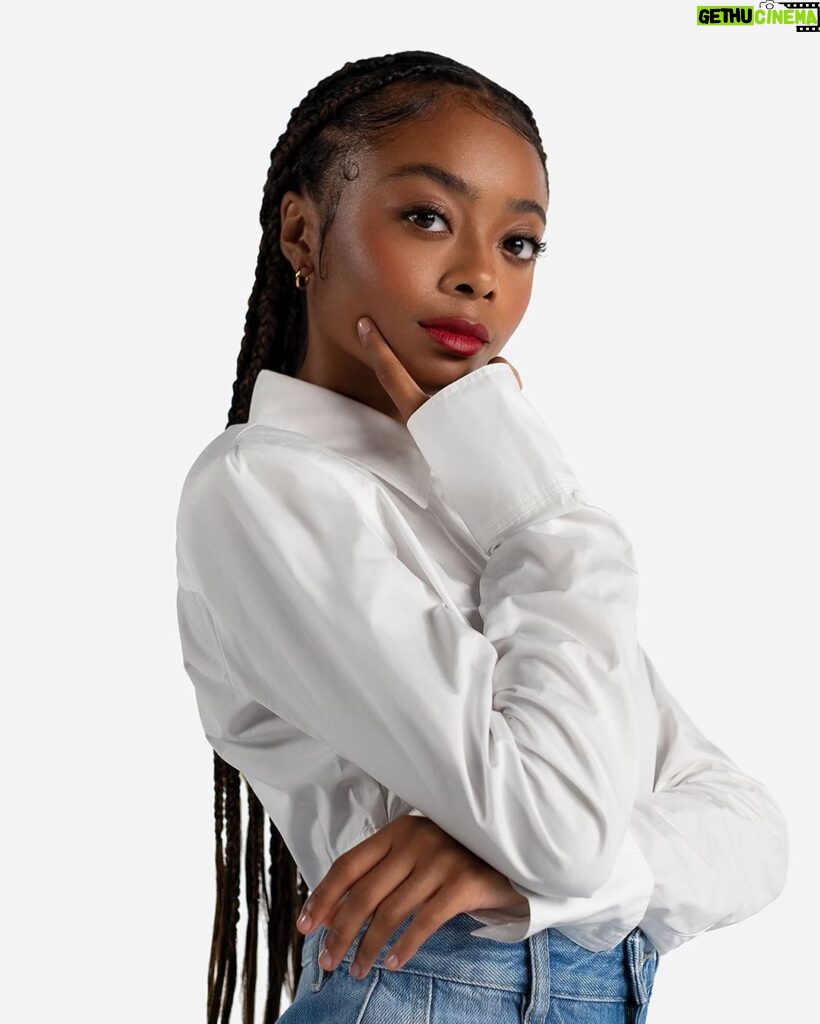 Skai Jackson Instagram - Introducing American actress @skaijackson as the new face of Yes I Am Bloom Up!, the collection’s latest fragrance. #Cacharel #Fragrance