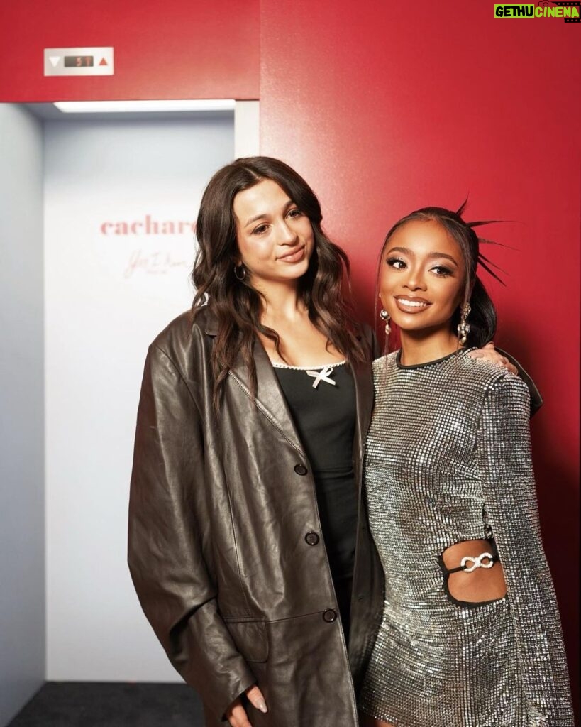 Skai Jackson Instagram - Thank you to everyone who came to celebrate me for the @cacharelparfums launch party! ❤️ Hair styled by: @hairbyess Stylist: @monicarosestyle Glam: @brandyallen 📸: @brandonalmengo
