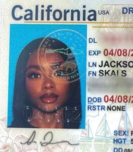 Skai Jackson Instagram - face card dont decline Skai visa