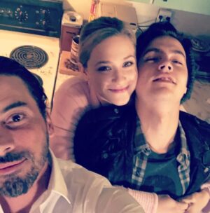 Skeet Ulrich Instagram - Happy Holidays from the Jones’ trailer!!! I hope that whoever you are and wherever you may be that you take a moment to spread love ❤️