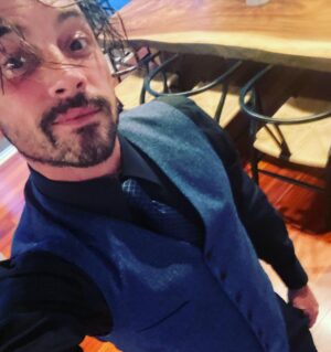 Skeet Ulrich Instagram - Forgot what it was like to wear a tie!