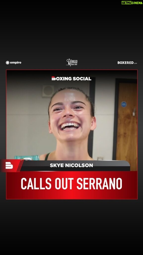 Skye Nicolson Instagram - 🗣 “I WANT THAT FIGHT!” @SkyeBNic CALLS OUT Amanda Serrano for an Undisputed Clash💥 #SkyeNicholson #AmandaSerrano #Boxing