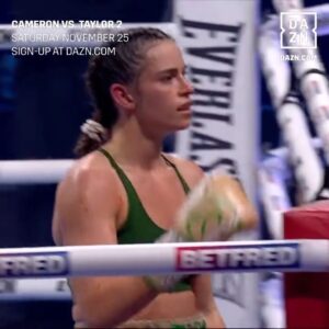 Skye Nicolson Instagram - It’s ALL OVER ❌

A clinical performance from @skyebnic who gets the first stoppage of her career to defend the interim world title ✅

#CameronTaylor2 | @WilliamHill