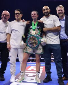 Skye Nicolson Instagram - Big soppy post sorry🥹 Finished the year in style to go 9-0 and retaining my place as #1 in the world with the @wbcboxing and now awaiting mandatory status for my shot at the crown 👑 this year saw me let go of the dream for Olympic gold and go all in on my professional career and it wasn’t a decision I took lightly- but when I’m all in, I’m all in. I give my everything to this sport because I want to be the best and I want to leave a legacy like my idols have done before me. I am so incredibly blessed to have the most amazing team of people guiding my career and putting in the work alongside me day in, day out and I cannot express how grateful I am to have found myself in the position I’m in and how the past two years has changed my life. This is still the infancy of my professional career and I’m on the verge of world title contention- potentially against a p4p great and trailblazer of the sport. The amount of pinch-me moments are countless at this point!!! They say a happy fighter is a dangerous fighter so y’all better watch out cause I can’t stop smiling 🥹 thank you to the incredible people on this journey with me- we are headed for the top 🔝👑✨🤍 @eddie_lam71 @bradleyskeete @paulready_ @alexelvy_twi @eddiehearn @matchroomboxing @jennylam88888 @iboxgym_pro @waynetolton_ @johnnyghostsphoto and to everyone who believes in me and supports me- it means the world to me 🤍✨ big love! Dublin, Ireland