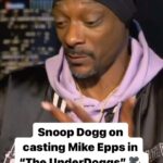 Snoop Dogg Instagram – @snoopdogg on casting @therealmikeepps in his amazing new #TheUnderDoggsMovie 🎥 🔥 

#TheUnderDoggs is out now on Prime‼️ 

Link in @bigboysneighborhood for our all new BIG interview with the LEGEND #SnoopDogg ‼️🎥
 
#bigboysneighborhood #bbn #bigboy
