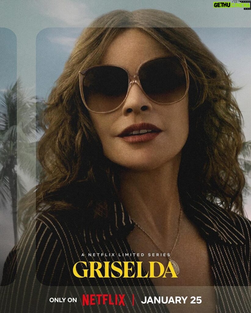 Sofía Vergara Instagram - Griselda launches January 25, only on Netflix.