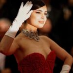 Sofia Carson Instagram - Sophia Loren wore this necklace, and today I had the honor of wearing it to walk the Cannes red carpet. My name is Sofia Lauren- my mom named me after Sophia Loren and my grandmother. Extraordinary forces of women. This is a moment I’ll cherish ♥️ Festival De Cannes