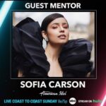 Sofia Carson Instagram - I feel so privileged to have mentored @americanidol’s Top 5 this week 🤍 Powerful voices and fearless hearts that moved me deeply….I cannot wait to see them SHINE tonight. Tune in TONIGHT LIVE at 8pm E/ 5pm PT on @abcnetwork 🤍