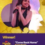 Sofia Carson Instagram - I’ll cherish this forever. Thank you, @MTV ♥️🍿