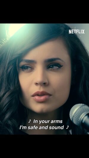 Sofia Carson Instagram - “I didn’t know what love could be,
until you loved my everything.
The good the bad the in between,
all of me…” 💜

I wrote this song almost exactly one year ago with my dear @tranterjustin, after years of dreaming up what this scene would be. I adore this song. I adored filming this scene.  Thank you for loving our story as much as you are 💜