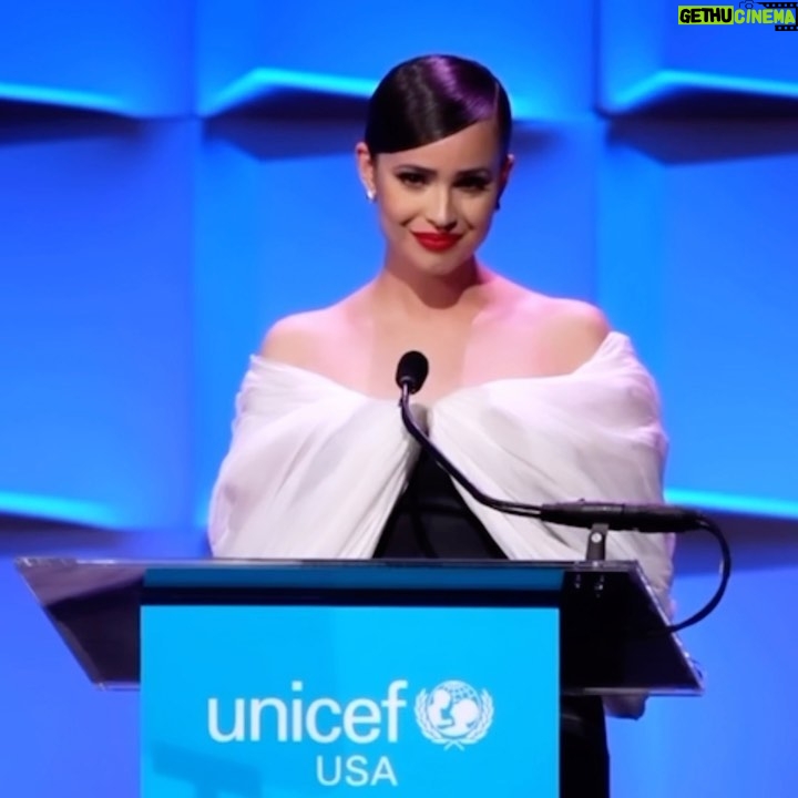 Sofia Carson Instagram - I’ll never have the words…🩵 Thank you @unicef and our force of Chief Philanthropy Officer, my dear Renee Cutting, for this recognition…. To my UNICEF Family…My awe, my admiration, my gratitude, my heart, my soul, my voice…is yours.   For every child. For every girl. Relentlessly. Forever.   Being your ambassador is the HONOR of my lifetime. And to my Ma, everything I am is because of and for you… And with everything I am, I thank you. New York, New York