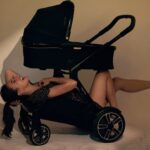 Solenn Heussaff Instagram - Some have been asking about the stroller we use with Maëlys. I am pretty sure this is not how to use the DEMI grow stroller by @nunaph ,BUT it does show you how sturdy it is haha. It is designed to go from single, to double and even good for twins! I just use the lower part for the millions of things you need to bring around with kiddos, and Thylane enjoys it too haha. I will soon be changing the bassinet to the upright seat and take her jogging with me! It's an all around stroller really!