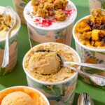 Solenn Heussaff Instagram - It’s finally here! 🙌🏼 @solenn.manila Manila Creamery collab features delightfully nostalgic treats in five crave-worthy ice cream flavors: 🍨 Tahoney — Taho sorbet with a soy and coconut milk base with honeycomb and chewy tapioca pearls 🍨 Lemon Yakult Crunch - Yakult sherbet churned with lemon curd, topped with cornflake oat crumble 🍨 Sweet Corn Crumble - Sweet and buttery corn gelato base with a tart raspberry swirl and crumbled Tomi sweet corn chips 🍨 Brown Butter Polvoron - A delightfully sweet polvoron gelato base churned with brown butter 🍨 Blood Orange Negroni - Blood orange sorbet infused with the bold flavors of a classic Negroni Which flavor are you trying out first? Available now at solennmanila.com, GrabFood via Manila Creamery, and Manila Creamery stores. #SolennManila