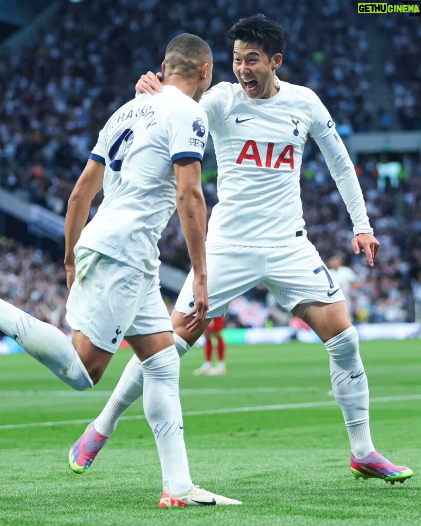 Son Heung-min Instagram - COME ON YOU SPURRSSSS!!!! 🤍 Tottenham Hotspur Stadium