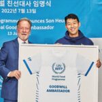 Son Heung-min Instagram - I am so proud to join the @worldfoodprogramme family as Global Goodwill Ambassador! I will be supporting the World Food Programme shine a spotlight on the plight of the 828 million people who are facing hunger every day and lending my voice to advocate for ending hunger as a pathway to peace and stability. #ZeroHungerWorld 💪🏻💙 @wfpkorea