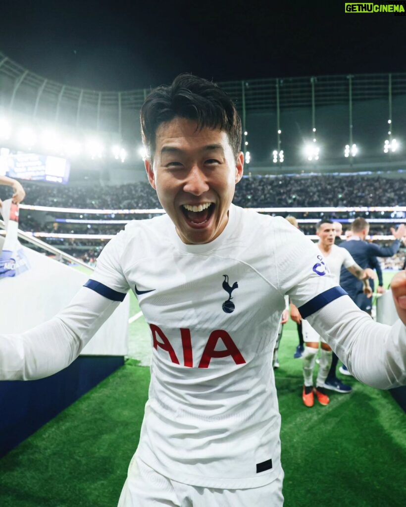 Son Heung-min Instagram - COME ON YOU SPURRSSSS!!!! 🤍 Tottenham Hotspur Stadium