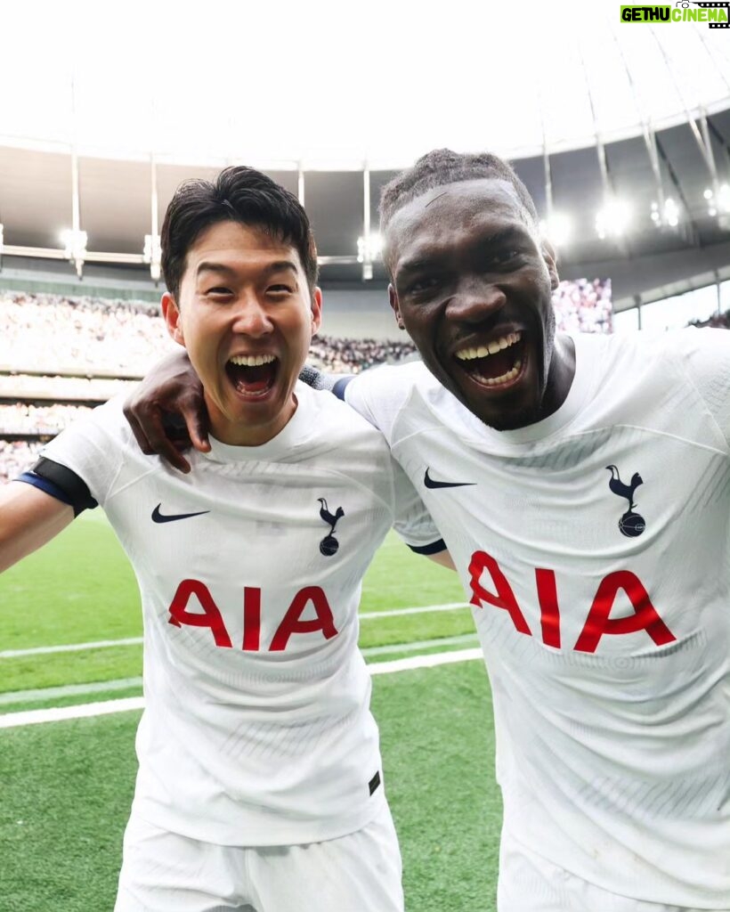 Son Heung-min Instagram - You the supporters helped push us over the line today. What a mentality and fight from the boys… Come on you Spurs!!! 🤍 Tottenham Hotspur Stadium