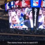 Sophie Turner Instagram - Send it for the starks 🐺 @22cory_anderson @barstoolsports @nyrangers Madison Square Garden