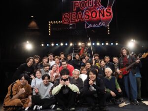 Sota Hanamura Instagram - 『ジャージーボーイズ』大千穐楽を迎えました。
観に来てくださった方、応援してくださった方。皆様に最大の感謝を。

そして最高のチームに感謝。
あえて四人の写真を１枚目に。
BIG LOVE。