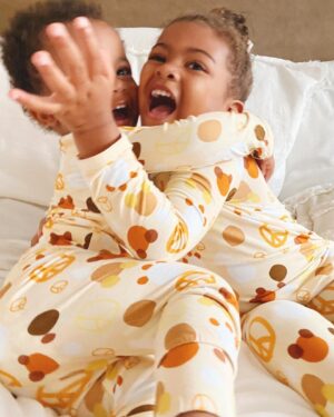 Spencer Paysinger Instagram - The kids pajamas @blairpysngr designed with @clover_baby_kids is now live! Her design is an ode to her childhood, our children, and their hairstyles! And they just so happened to have dropped on her birthday. Proud of you Love, but you know that! LINK IN STORY