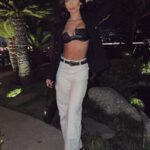 Stéfani Bays Instagram - night out in b&w ✨🔳 Yamashiro Hollywood