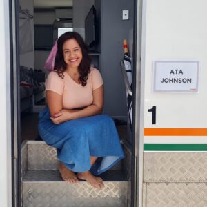 Stacey Leilua Instagram - I forgot about International Women’s Day cos I was too busy being a Woman 😂 I’m very lucky to be surrounded by multiple generations of amazing Women in my life, and to have the responsibility of raising a few myself too 💗 an extra special shoutout today to a Woman who has lived an incredible life and allowed me to recently be part of it through my work 🎬 I’m forever grateful for you and your story, @atajohnson ❤️🌺 #internationalwomensday #iwd2022 #girlpower #thefutureisfemale 💋
📸: @johntui1 (a man) 😂🙌🏽