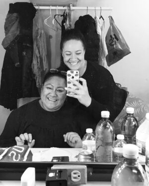 Stacey Leilua Instagram - Missing my Wild Mailes today and reminiscing about the time we took over NYC. Sigh. I look forward to the day I can do it again with you all somewhere somehow. Time travelling through my phone in lockdown and sending love 😂 #WildDogsUnderMySkirt #SohoPlayhouse #NewYork #PacificTheatre 🐕🖤